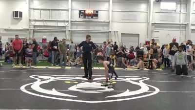 40 lbs Round 6 - Alex Herndon, Lil Rebels vs Mason Buckner, Grindhouse Wrestling Club