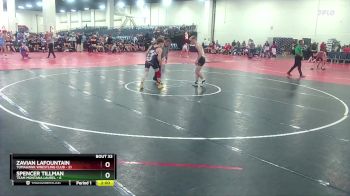 132 lbs Round 7 (10 Team) - Zavian Lafountain, Tomahawk Wrestling Club vs Spencer Tillman, Team Montana Laurel