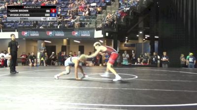 155 lbs Semis - Gavin Brown, Contenders Wrestling Academy vs Ryder Zychek, South Side Wrestling Club