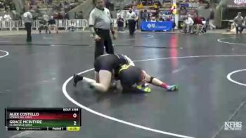 Girls 126 lbs Cons. Round 1 - Grace Mcintyre, Clarksville Girls vs Alex Costello, Science Hill Girls