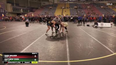 285 lbs Placement (4 Team) - Sage Walker, Loras vs Matthew Coon, TCNJ