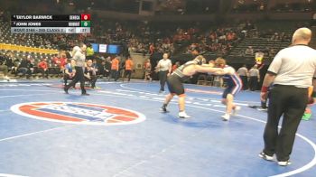 285 Class 2 lbs Cons. Round 1 - Taylor Barwick, Seneca vs John Jones, Knob Noster