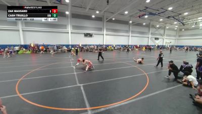 132 lbs Cons. Round 2 - Zak Massaro, Unattached vs Cash Trujillo, Unattached