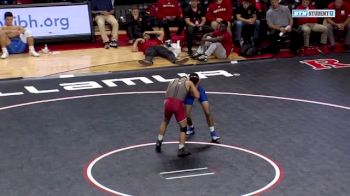 133 lbs Nick Suriano, Rutgers vs Christopher Caben, Johnson & Wales