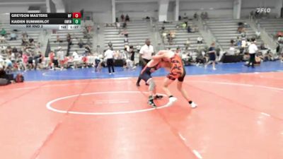120 lbs Rr Rnd 3 - Greyson Masters, MF Army Black - HSB vs Kaiden Summerlot, Owen Valley - HSB