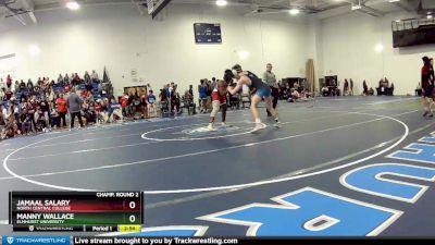 157 lbs Champ. Round 2 - Manny Wallace, Elmhurst University vs Jamaal Salary, North Central College