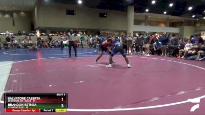 175 lbs Round 3 (6 Team) - Brandon Bethea, Assassins Blue vs Salvatore Caserta, Crusaders WC- Black