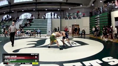 150 lbs Quarterfinal - James Jakub, Christian Brothers Academy(NJ) vs Alec Baxley, St Mark`s