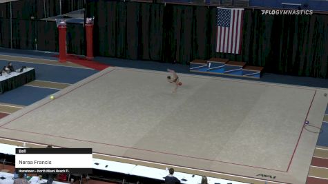 Nerea Francis - Ball - 2021 Rhythmic Elite Qualifier