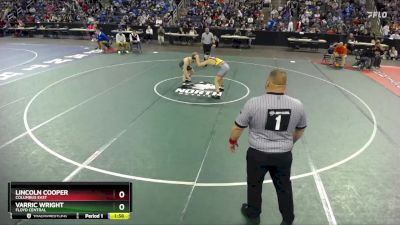 150 lbs Champ. Round 1 - Lincoln Cooper, Columbus East vs Varric Wright, Floyd Central