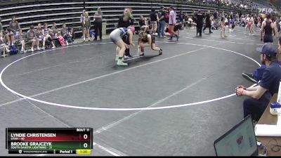 138 lbs Finals (8 Team) - Lyndie Christensen, Utah vs Brooke Grajczyk, South Dakota Lightning