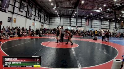 90 lbs Semis (4 Team) - Allen Dunn, DARKHORSE WRESTLING CLUB vs Rocco Esposito, RAW