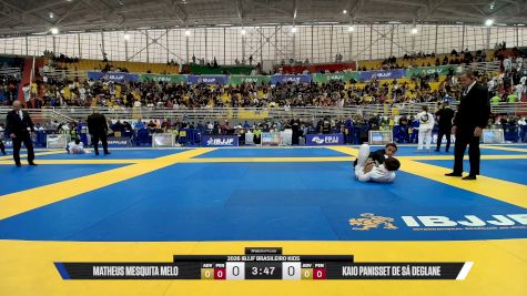 Kaio Panisset De Sá Deglane vs Matheus Mesquita Melo 2026 IBJJF Brasileiro Kids