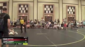 91 lbs Semis & 1st Wrestleback (8 Team) - Chase Lambert, Steel Valley Black vs Richie Wotten, Buxton