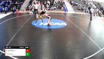 10U - 95 lbs Round 2 - Tristan Pryor, Mt. Pleasant vs Gabriel Carthew, Bishop McCort