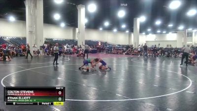 144 lbs Round 3 (6 Team) - Ethan Elliott, Nebraska Smash (Dev A) vs Colton Stevens, Franklin Black & Blue