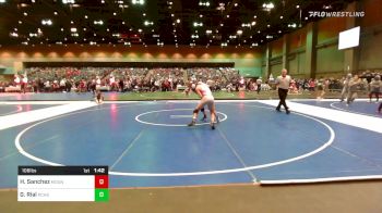 106 lbs Round Of 64 - Hunter Sanchez, Mountain Ridge High School - B vs Griffin Rial, Pine Creek