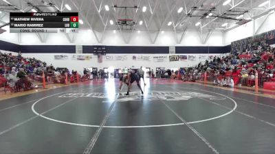 Boys 159 lbs Cons. Round 1 - Mario Ramirez, Live Oak Boys vs Mathew Rivera, Corning Boys