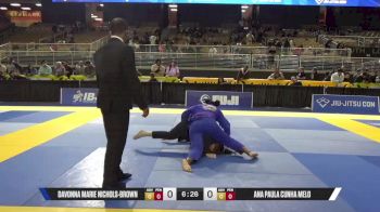 Ana Paula Cunha Melo vs Davonna Marie Nichols-Brown 2025 Pan Jiu Jitsu IBJJF Championship