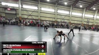 70 lbs Cons. Round 1 - Rico Quintana, Roy Royals vs Mayson Evans-Rockwood, Westlake