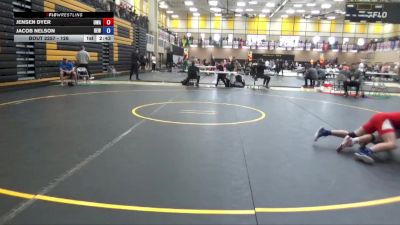 126 lbs Cons. Round 2 - Jensen Dyer, Ubasa Wrestling Academy vs Jacob Nelson, DC Elite Wrestling