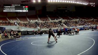 D1-175 lbs Champ. Round 1 - Cooper Carey, Brophy College Preparatory vs Logan Chavez, Casteel High School