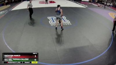 Semifinal - Khy`Ree Thomas-Calloway, Omaha Bryan vs Mathysin Marco, Lincoln East