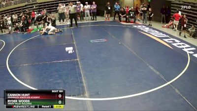 78 lbs Cons. Round 3 - Cannon Hunt, Sanderson Wrestling Academy vs Ryder Woods, Virgin Valley Bulldogs