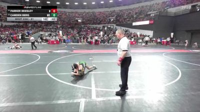 81 lbs Cons. Round 2 - Parker Beesley, Reedsburg Youth Wrestling Club vs Camden Berg, Melrose-Mindoro
