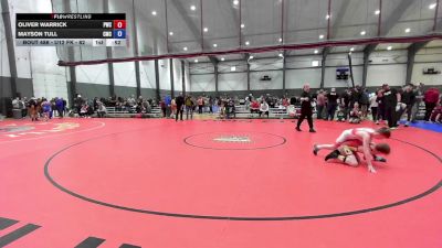 U12 FK - 82 lbs 3rd Place Match - Oliver Warrick, Punisher Wrestling Company vs Mayson Tull, Cornerstone Mat Club