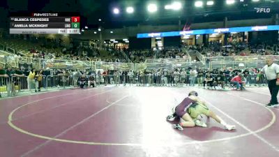 130 lbs Champ. Round 1 - Amelia McKnight, Lincoln vs Blanca Cespedes, Riverdale