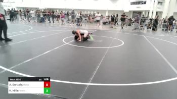 81 lbs Round Of 16 - Aj Gonzalez, Savage House WC vs Hyrum Miller, Shootbox
