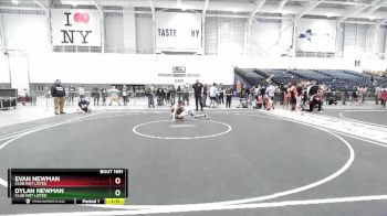 110 lbs Cons. Semi - Dylan Newman, Club Not Listed vs Evan Newman, Club Not Listed