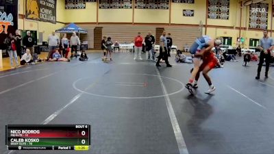 120 lbs Round 2 (10 Team) - Caleb Kosko, Diddy Elite vs Nico Bodrog, MQ Elite