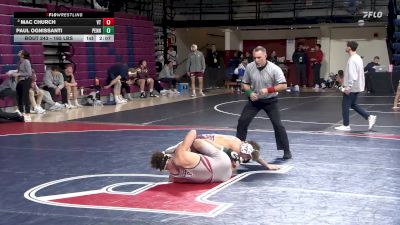 165 lbs Consi Of 8 #2 - Mac Church, Virginia Tech vs Paul Ognissanti, Penn