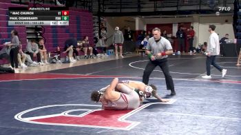 165 lbs Consi Of 8 #2 - Mac Church, Virginia Tech vs Paul Ognissanti, Penn