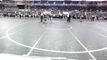 66 lbs Quarterfinal - Alva John Terrill, East Kansas Eagles vs Dawson Bergeron, Panther WC