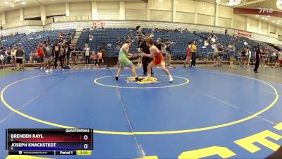 138 lbs Quarterfinal - Brenden Rayl, IL vs Joseph Knackstedt, IL