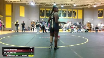 170 lbs Round 4 - Hannah Crowe, Northeast Georgia Mat Monstars vs Jalayah Mack, Peach County