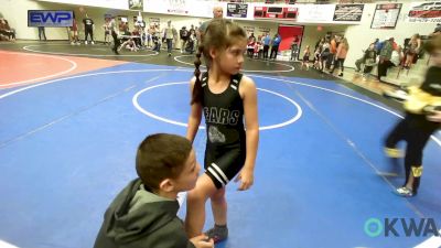 55 lbs Rr Rnd 5 - Emberlee Mathis, Wyandotte Youth Wrestling vs Athina Lowe, Tahlequah Wrestling Club