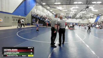 100 lbs Champ. Round 1 - Cameron Fullmer, Defiant Wrestling Club vs Jettisen Jensen, Uintah Jr High Wrestling