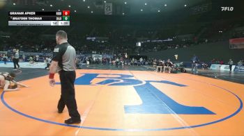 5A Boys 113 lbs Champ. Round 1 - Graham Apker, Redmond Boys vs Brayden Thomas, Dallas Boys