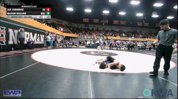 55 lbs Quarterfinal - Jax Cisneroz, Powerhouse Wrestling vs Maxon Rollins, Noble Takedown Club
