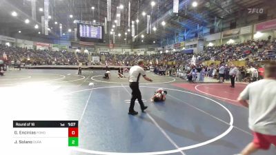 57 lbs Round Of 16 - Gage Encinias, Pomona Elite vs Julian Solano, Duran Elite