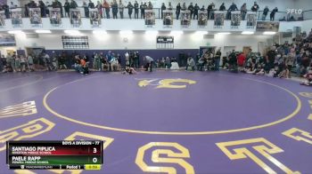 77 lbs Semifinal - Paele Rapp, Powell Middle School vs Santiago Piplica, Riverton Middle School