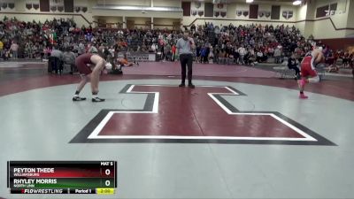 JV-24 lbs Quarterfinal - Rhyley Morris, North Linn vs Peyton Thede, Williamsburg