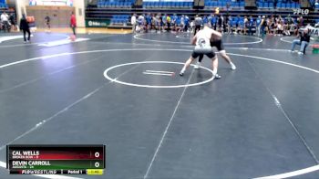 215 lbs Round 3 - Cal Wells, Broken Bow vs Devin Carroll, Augusta