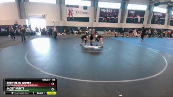 152 lbs 3rd Place Match - Zoey Bleu Gomez, Eastwood High School Wrestling vs Jacey Kuntz, Cypress Wrestling Club