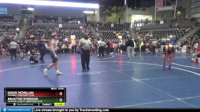 150 lbs 5th Place Match - Braxton Emerson, Jackson County Wrestling Club vs Gavin McMillan, Waverly Wrestling Club