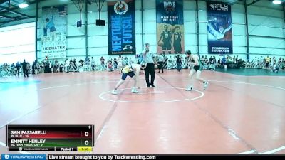 110 lbs Rd# 4- 2:00pm Friday Final Pool - Sam Passarelli, PA Blue vs Emmitt Henley, VA Team Predator